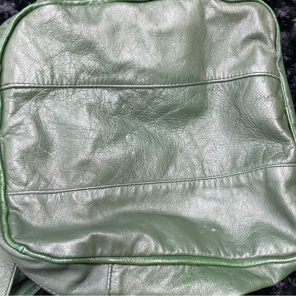 Green Leather Duffel Bag - Picture 7 of 13